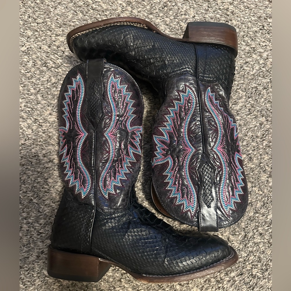 Dan Post women genuine python women boots